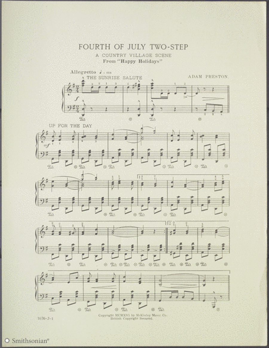 Fourth of July Two-Step Fourth of July Two-Step Piano Solo scores gallery preview page 3