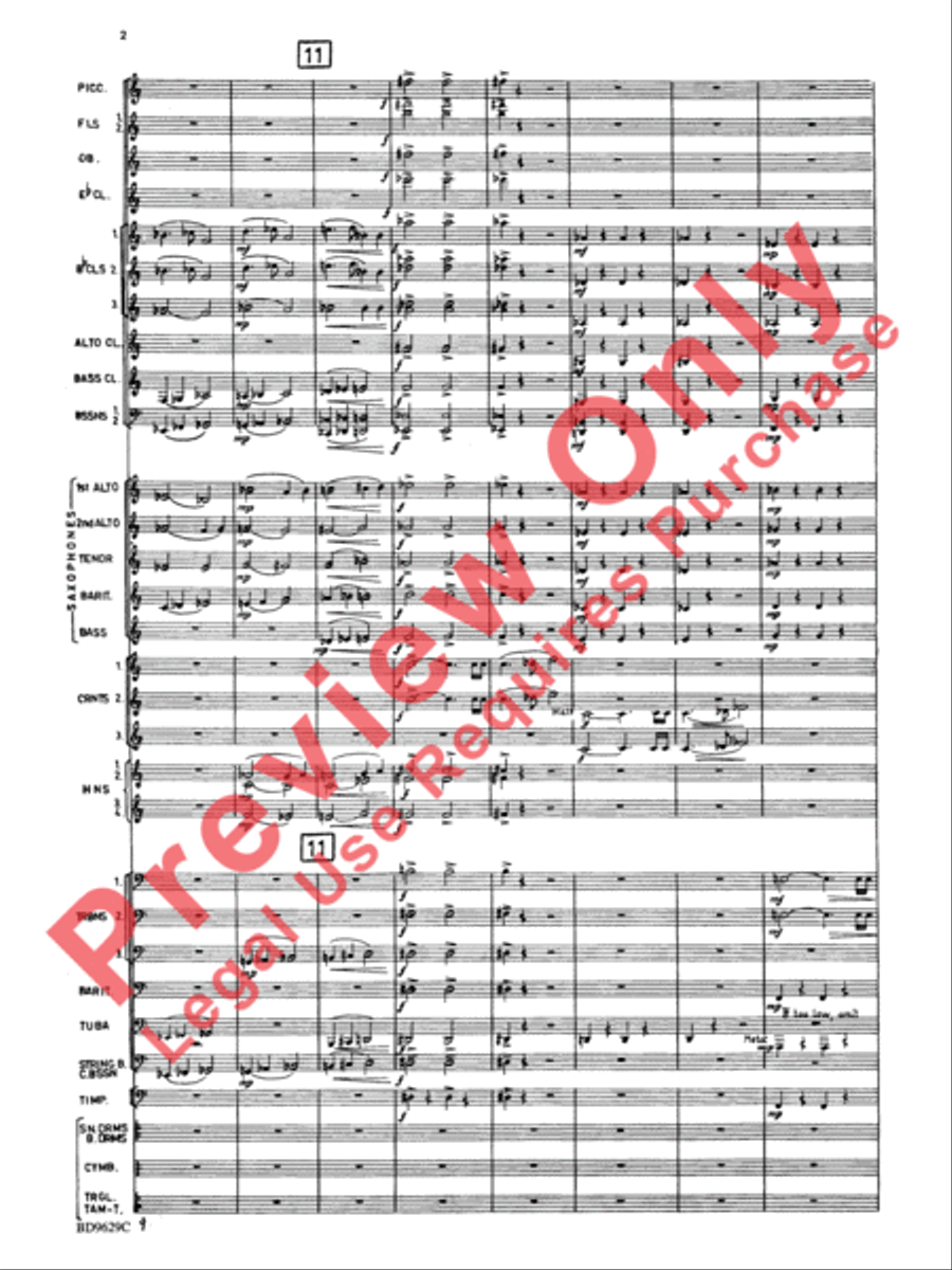 Fantasia for Band Concert Band scores gallery preview page 5
