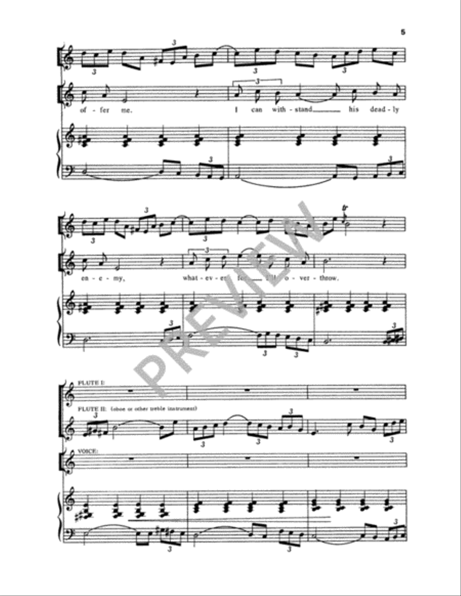 Psalm Song Unison Choir scores gallery preview page 6