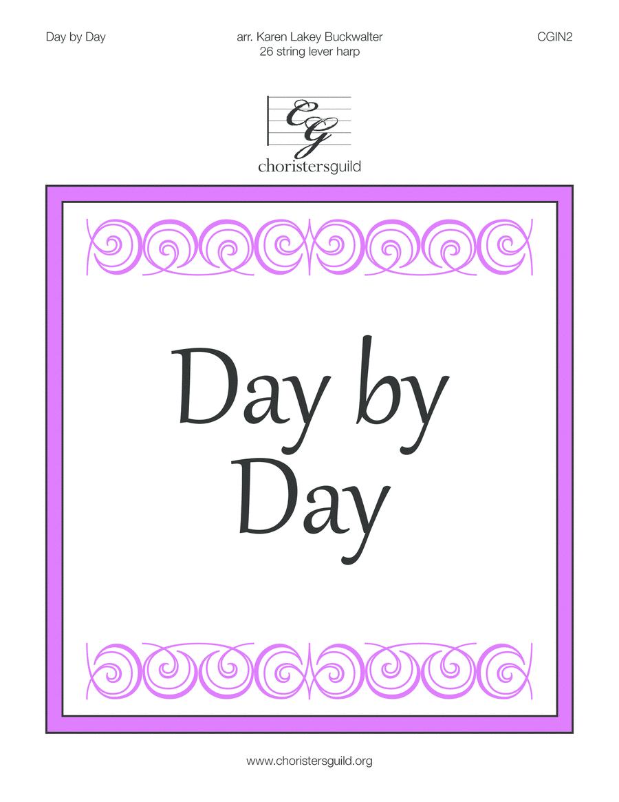 Book cover for Day by Day (harp)