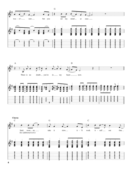 Guns N' Roses: Patience sheet music for voice, piano or guitar
