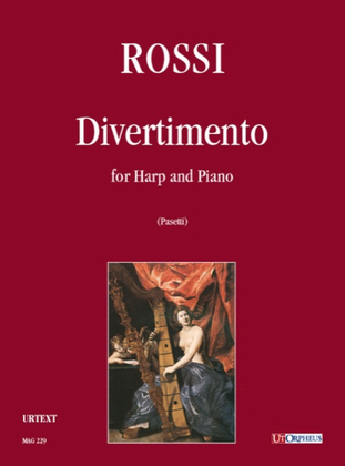 Book cover for Divertimento for Harp and Piano