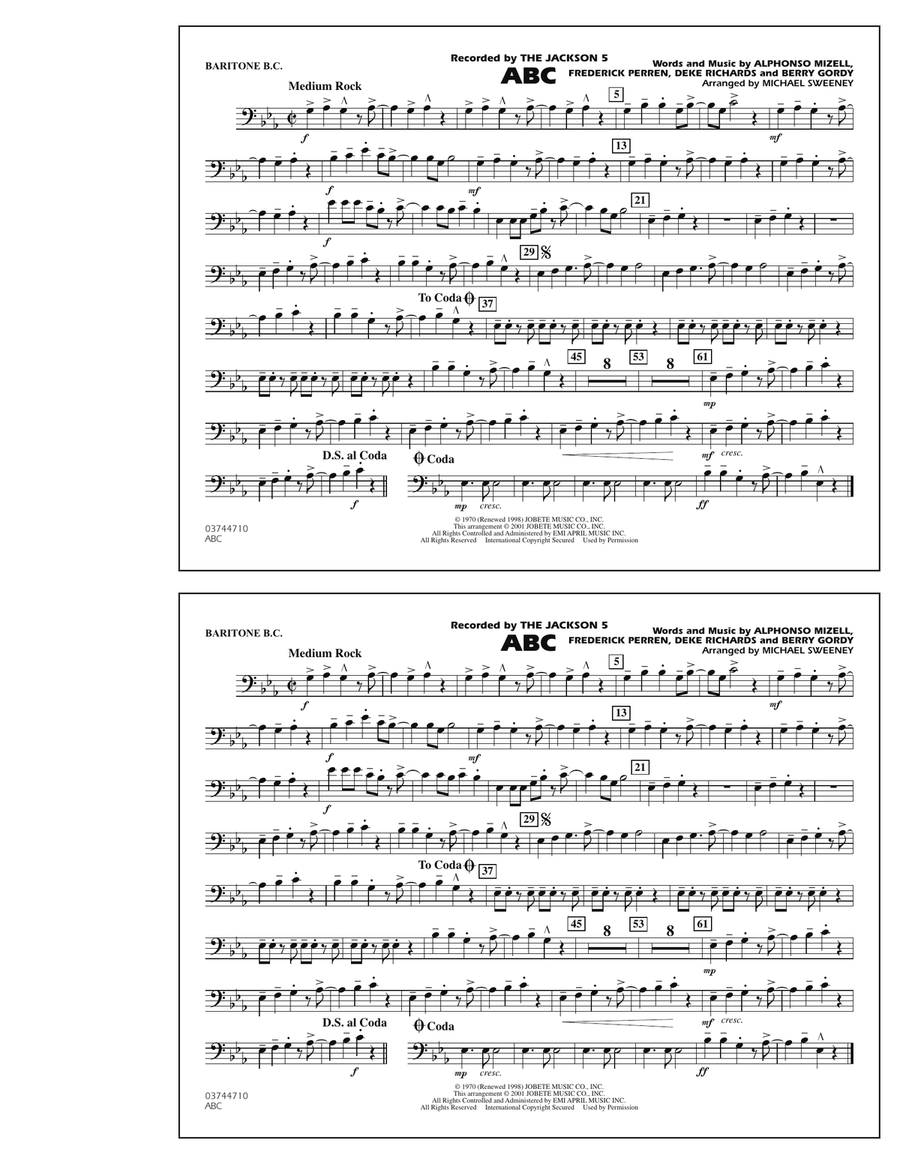 ABC - Baritone B.C. (Opt. Tbn. 2)