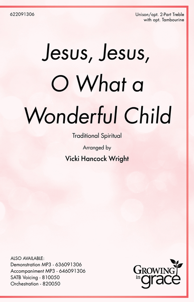 Jesus, Jesus, O What a Wonderful Child image number null
