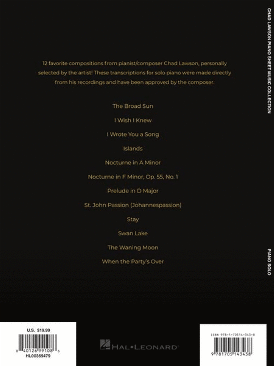 Chad Lawson – Piano Sheet Music Collection Piano Solo scores gallery preview page 8