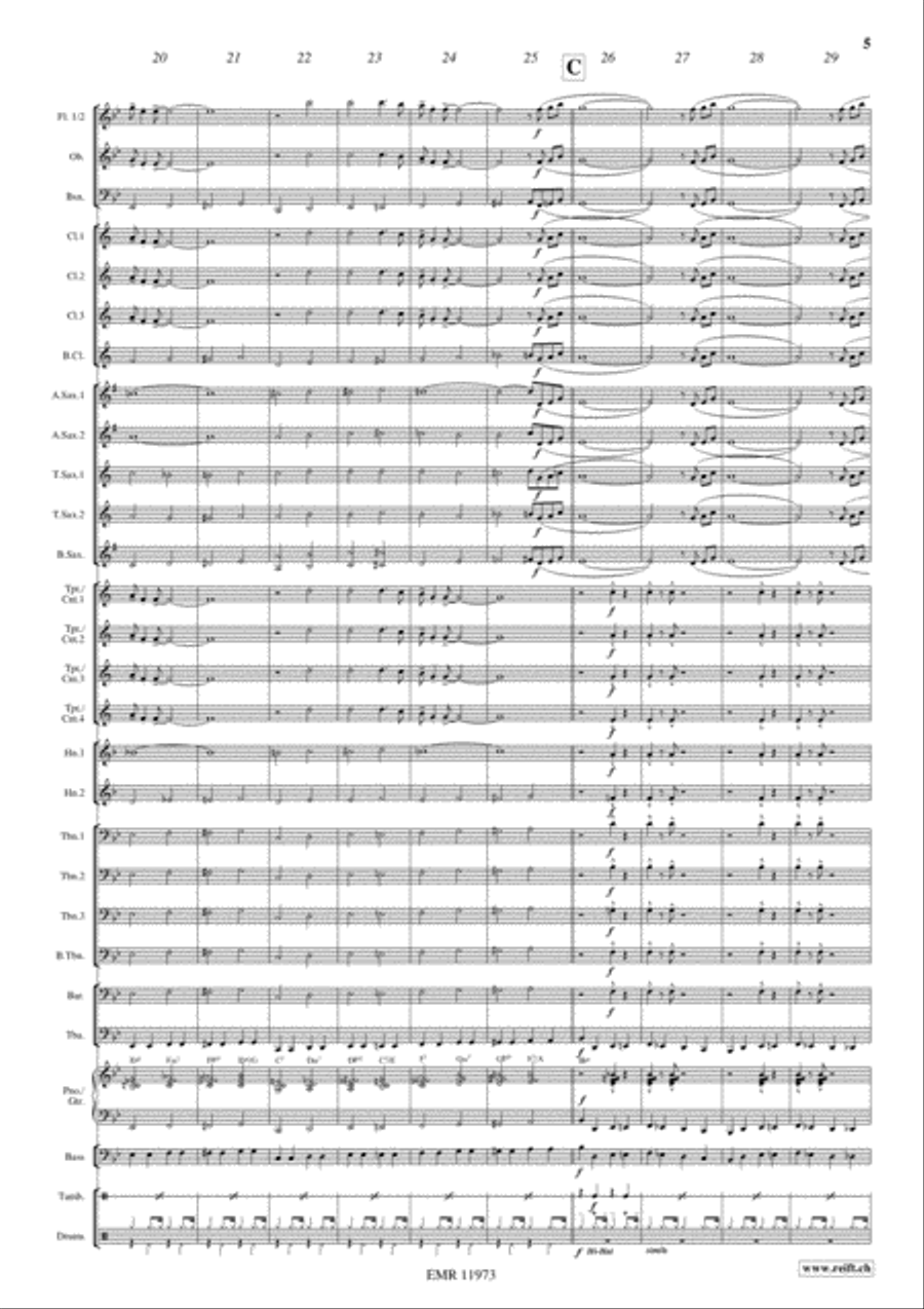 Jumpin' At The Woodside Jumpin' At The Woodside Concert Band scores gallery preview page 5