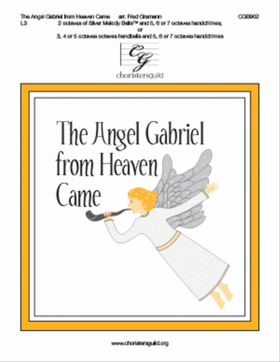 The Angel Gabriel from Heaven Came Handbell Choir scores gallery preview page 1