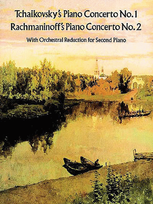 Book cover for Piano Concerto No. 1 (Tchaikovsky) & No. 2 (Rachmaninoff) - With Orchestral Reduction