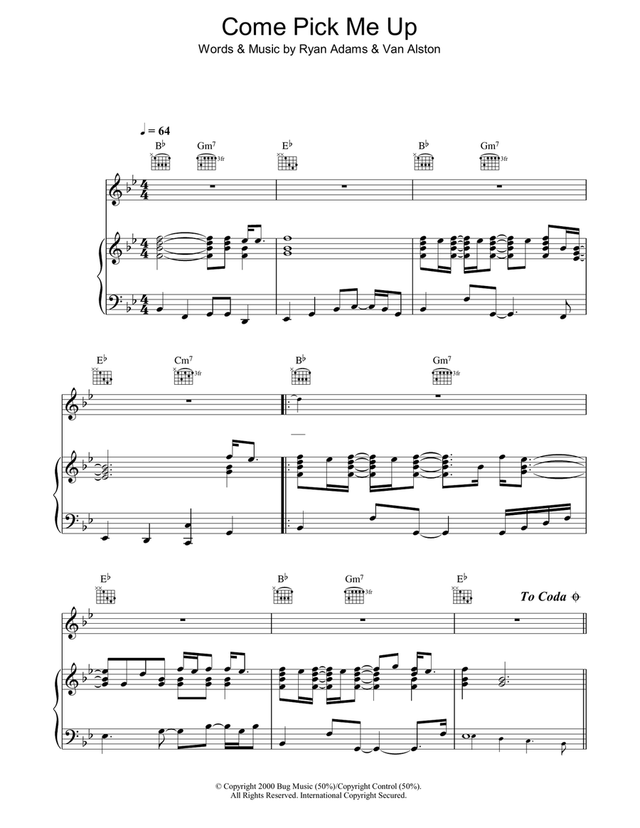 Come Pick Me Up Come Pick Me Up Guitar scores gallery preview page 1