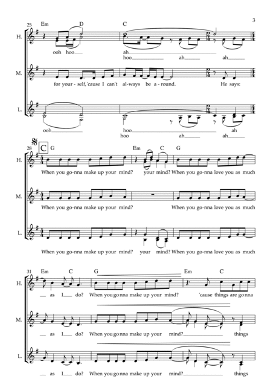 Winter A Cappella scores gallery preview page 3
