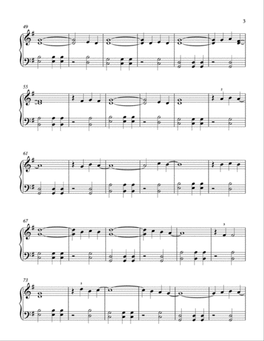 A Sky Full Of Stars Easy Piano scores gallery preview page 3
