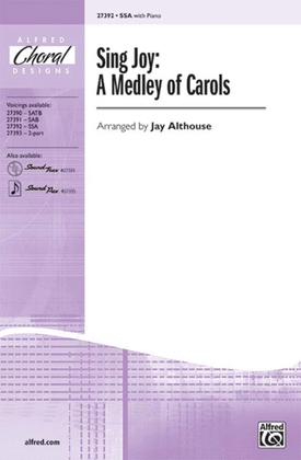 Book cover for Sing Joy: A Medley of Carols