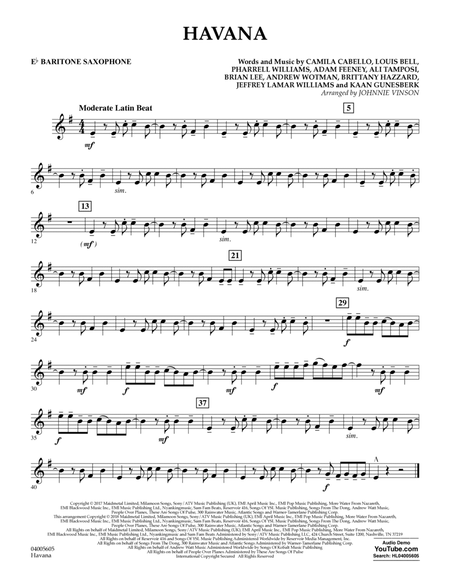 Havana - Eb Baritone Saxophone