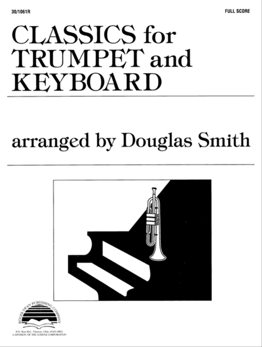 Classics for Trumpet and Keyboard - Full Score Trumpet scores gallery preview page 1