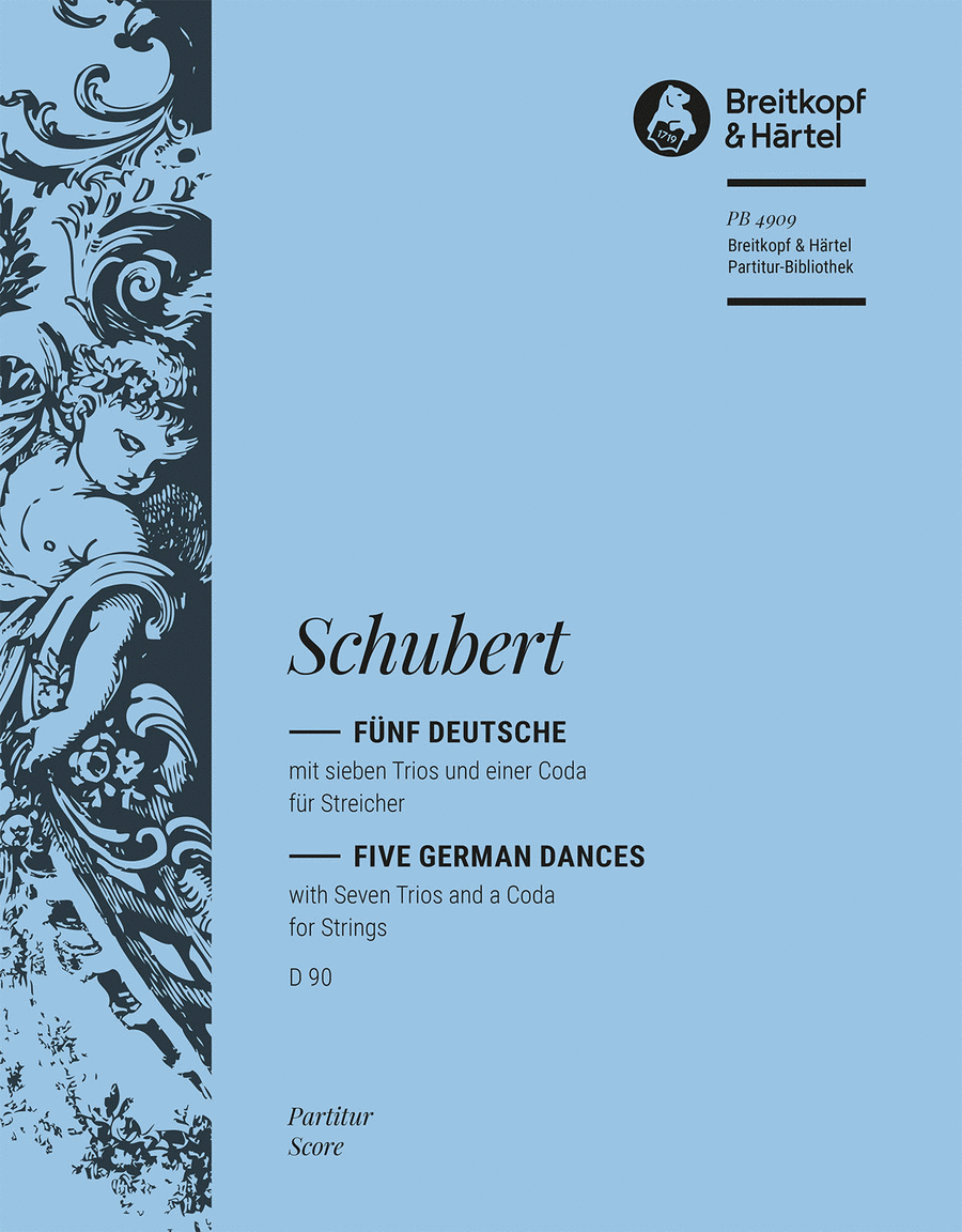 5 German Dances with 7 Trios and a Coda D 90 String Orchestra scores gallery preview page 1
