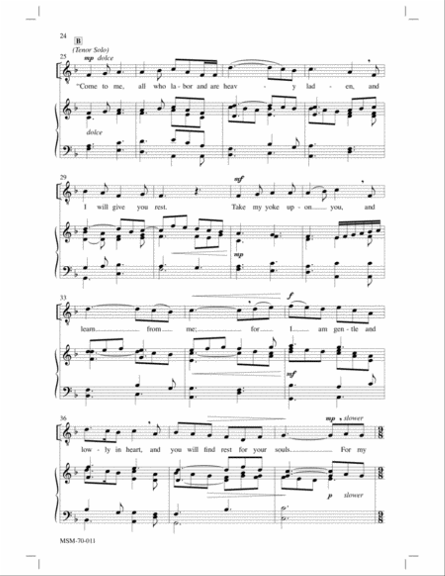 The Good Shepherd (Choral Score) image number null