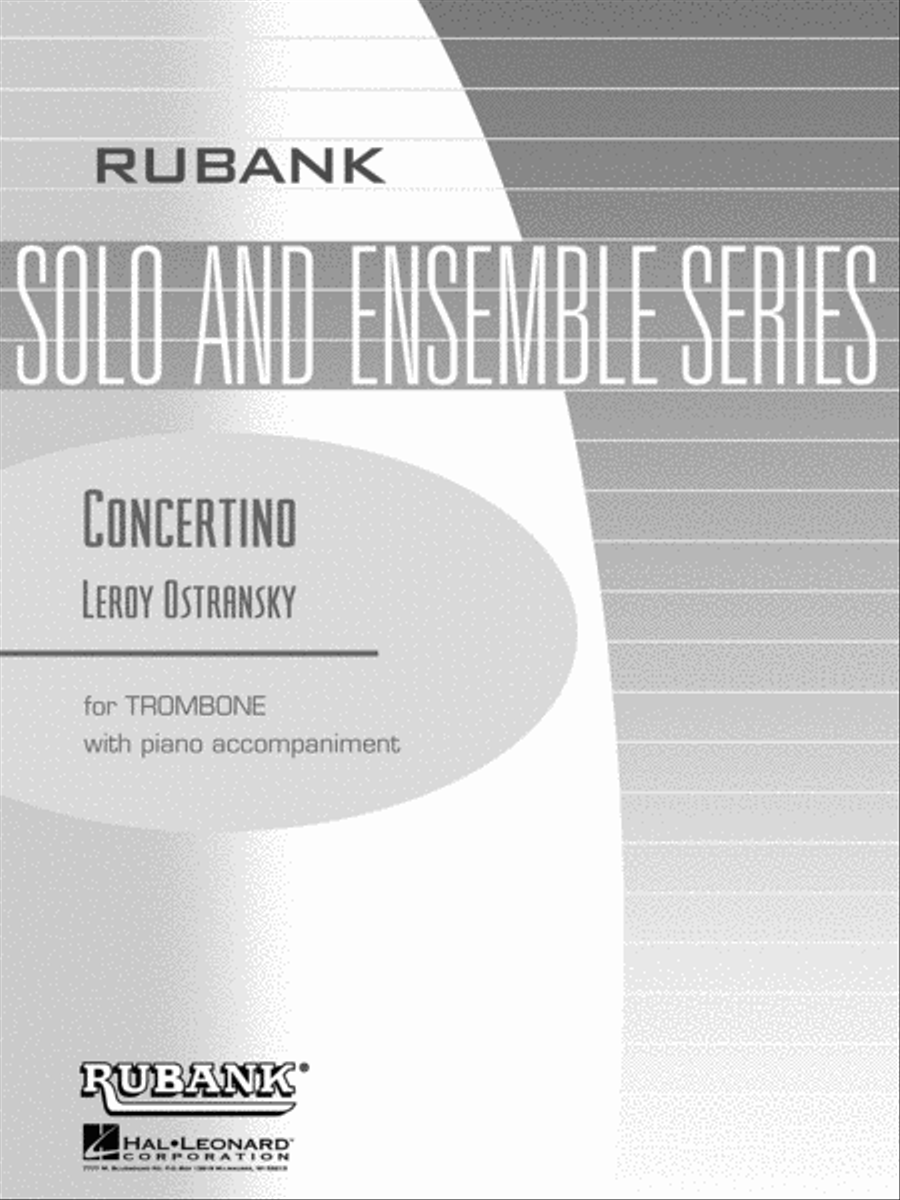 Concertino Piano Accompaniment scores gallery preview page 1