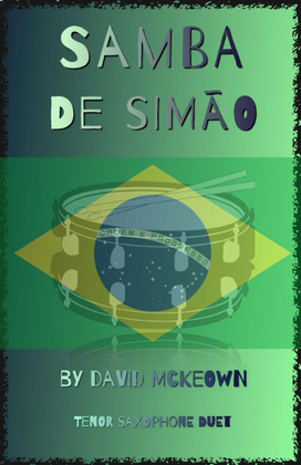 Book cover for Samba de Simão, for Tenor Saxophone Duet