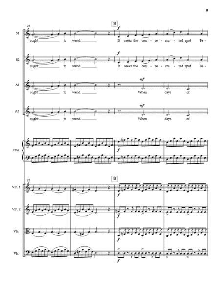 Days of Beauty (Full Score and Parts)