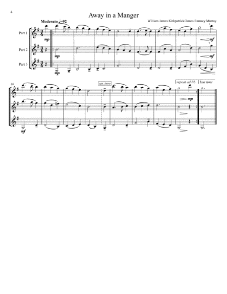 Twenty Christmas Carols for String Trio image number null