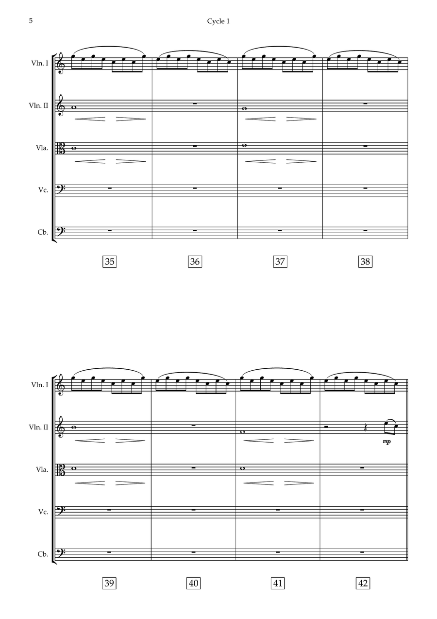 Cycle 1 Cycle 1 String Orchestra scores gallery preview page 6