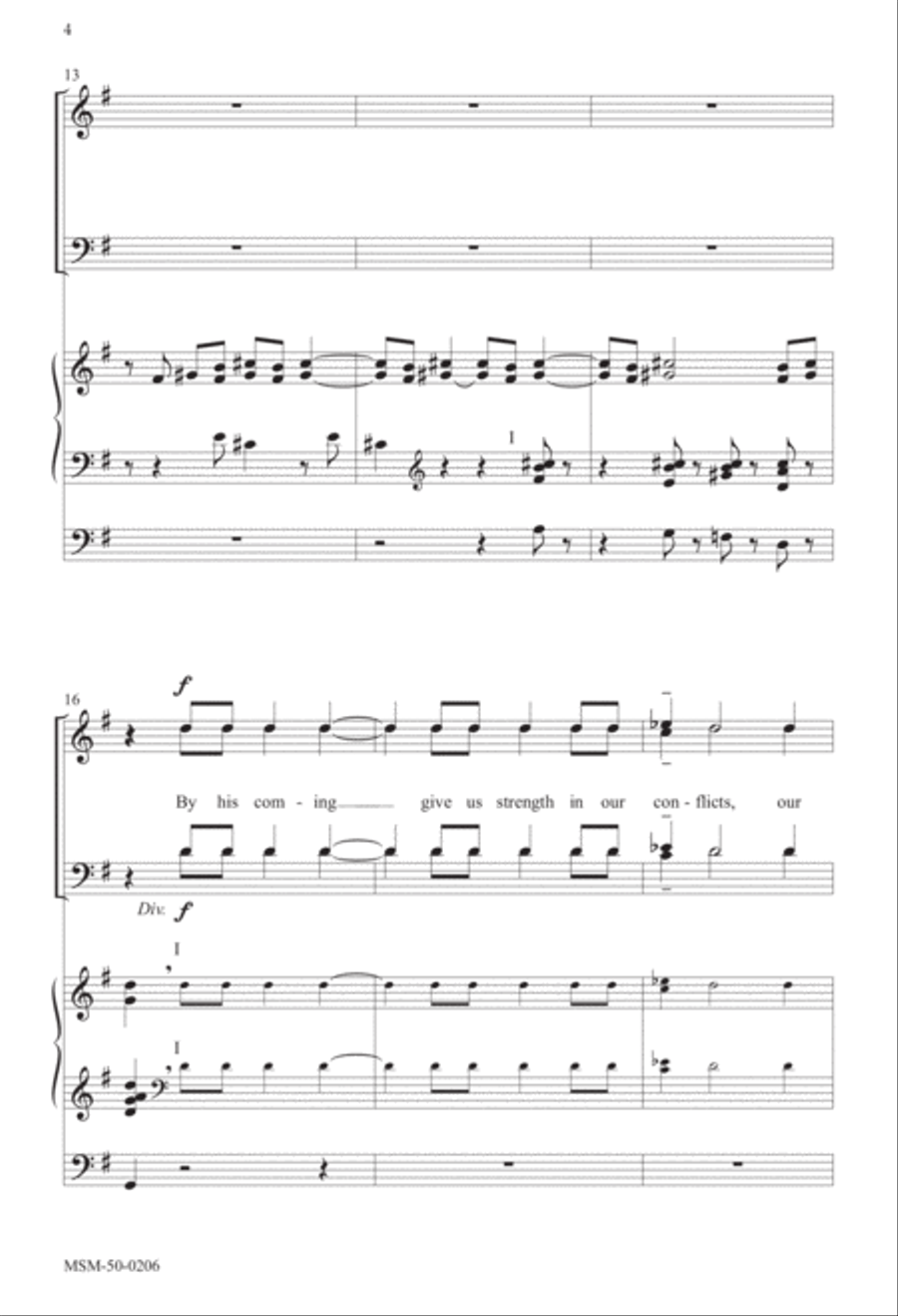 Stir Up Our Hearts 4-Part scores gallery preview page 3