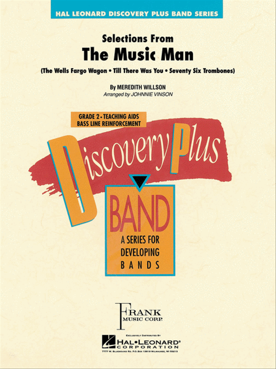 Selections from The Music Man Concert Band scores gallery preview page 1