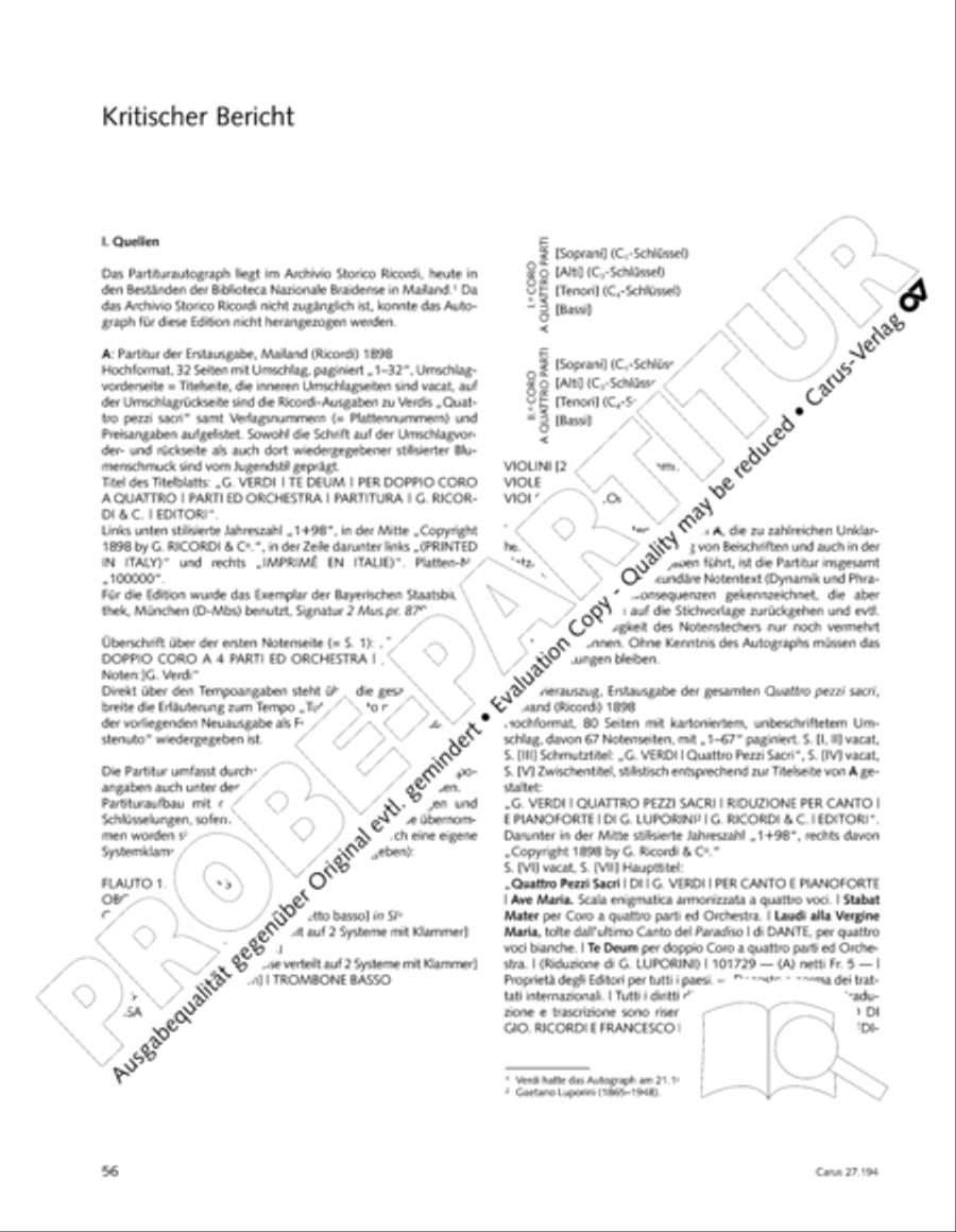 Te Deum Te Deum 4-Part scores gallery preview page 57