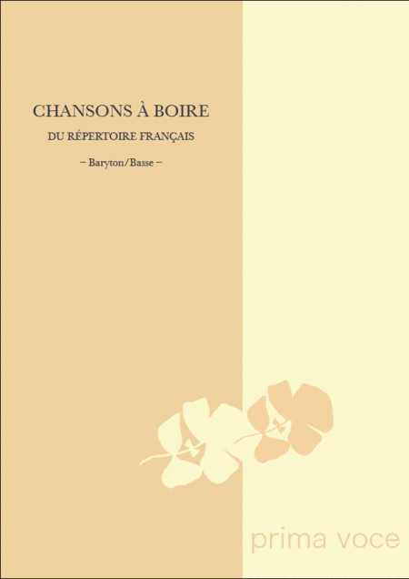 Chansons a Boire du Repertoire Francais: Baryton/Basse