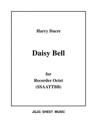 Daisy Bell for Recorder Octet