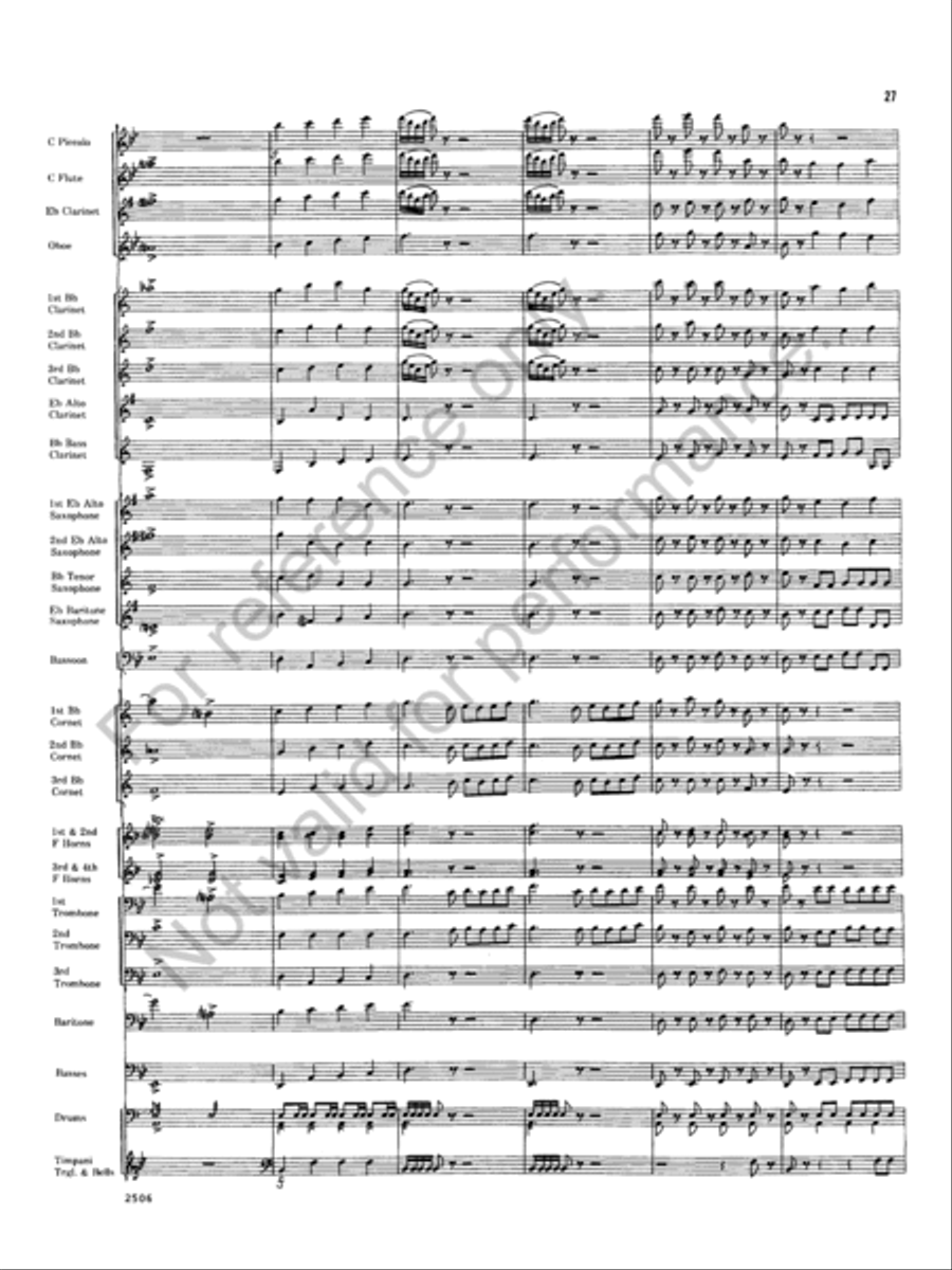 Armida Concert Band scores gallery preview page 27