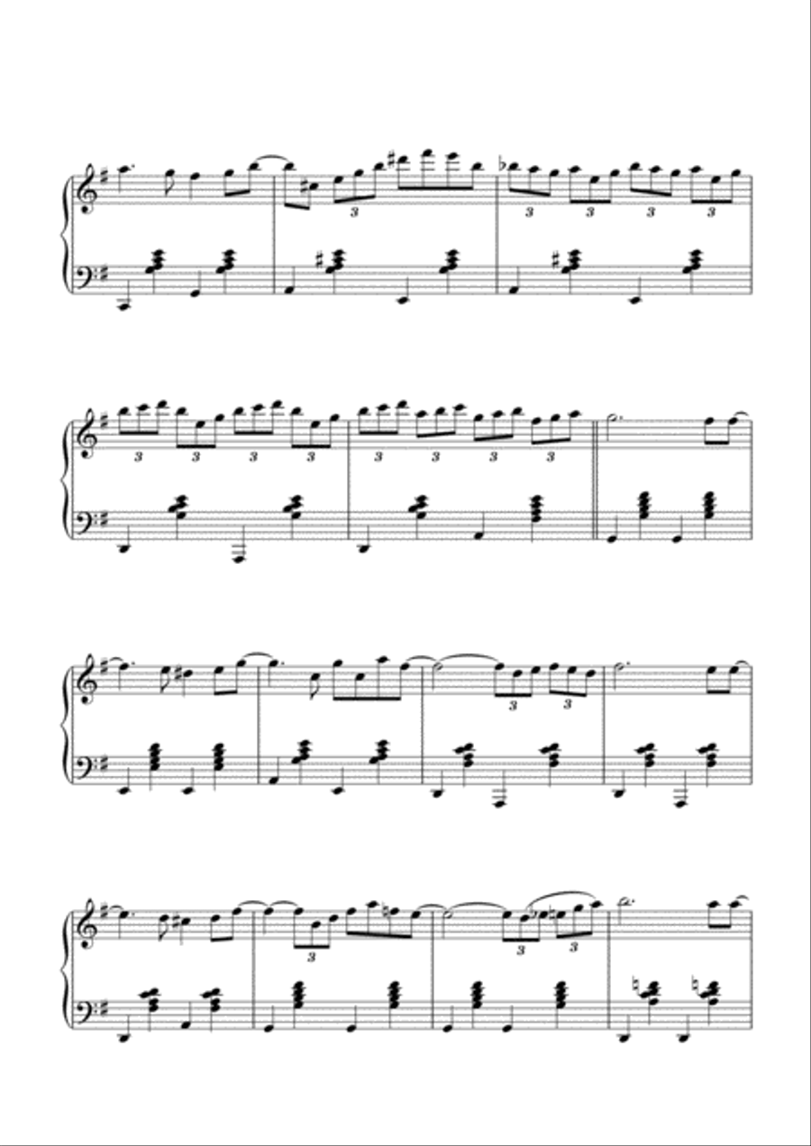 L-O-V-E Piano Solo scores gallery preview page 3