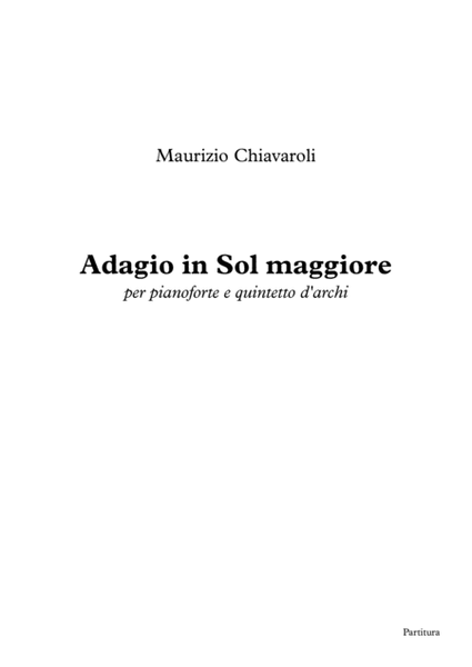 Adagio in Sol maggiore image number null