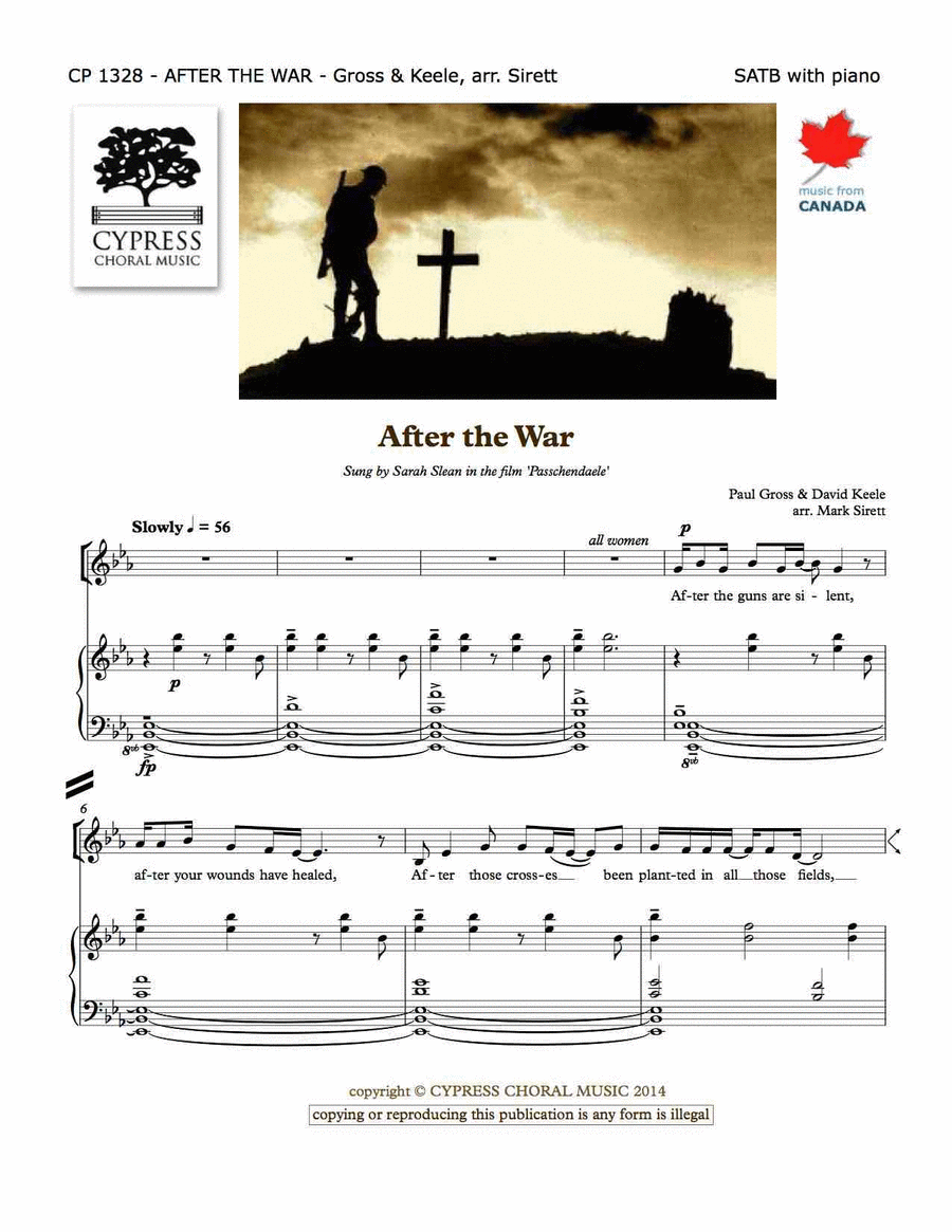After The War After The War 4-Part scores gallery preview page 1