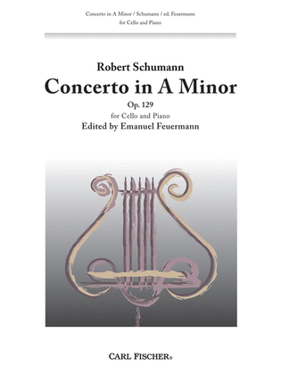 Book cover for Concerto for Cello in A Minor
