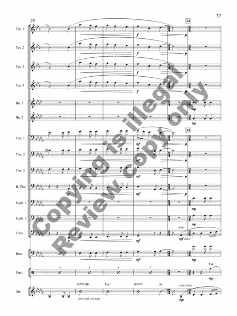 Christmas Brass Brass Band scores gallery preview page 38