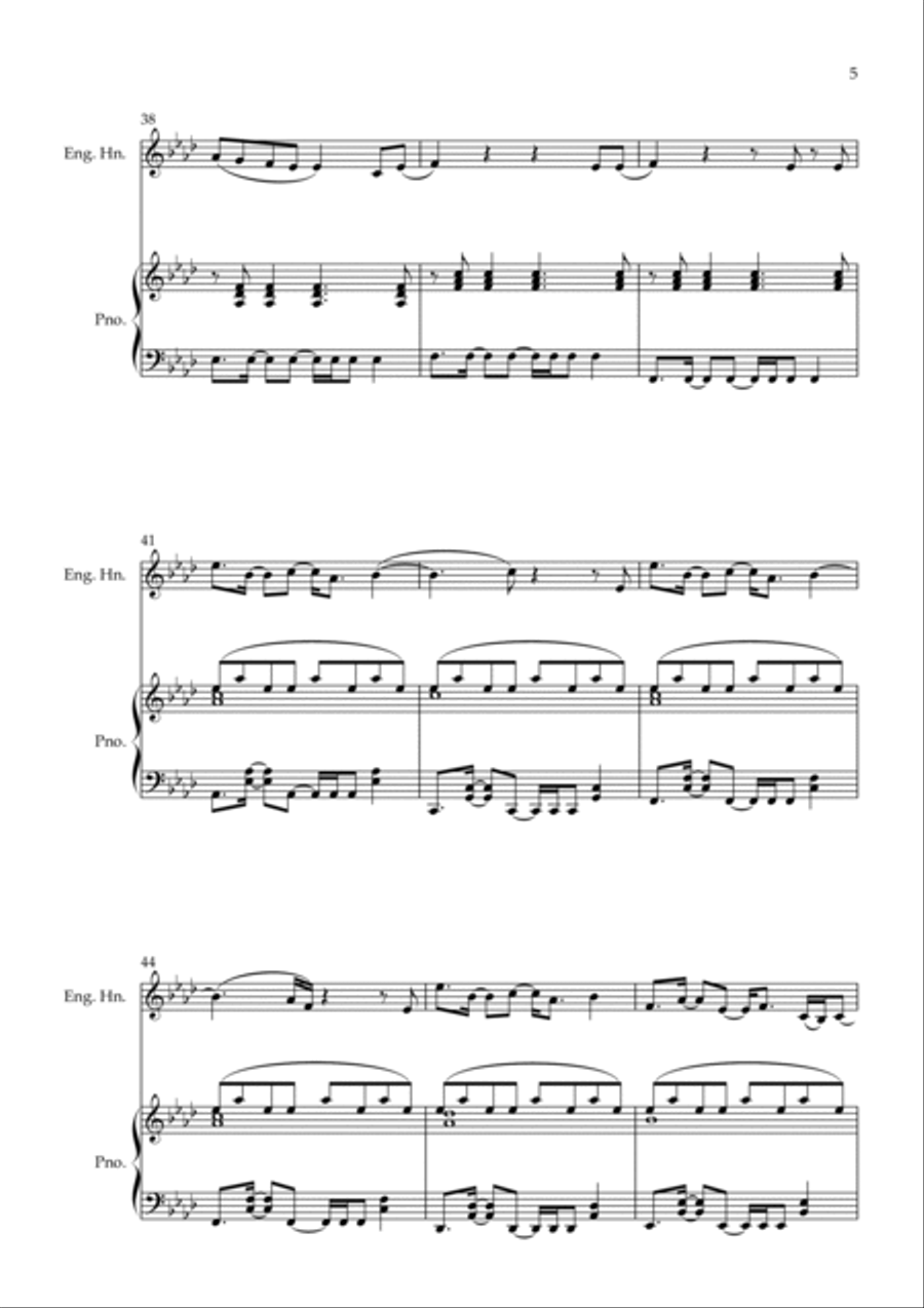 Love Me Like You Do English Horn scores gallery preview page 5