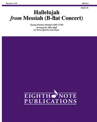 Book cover for Hallelujah from Messiah (B-flat Concert)