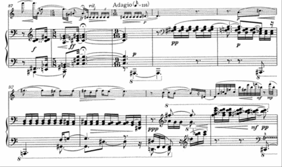 Rondo for Flute and Piano Flute Solo scores gallery preview page 2