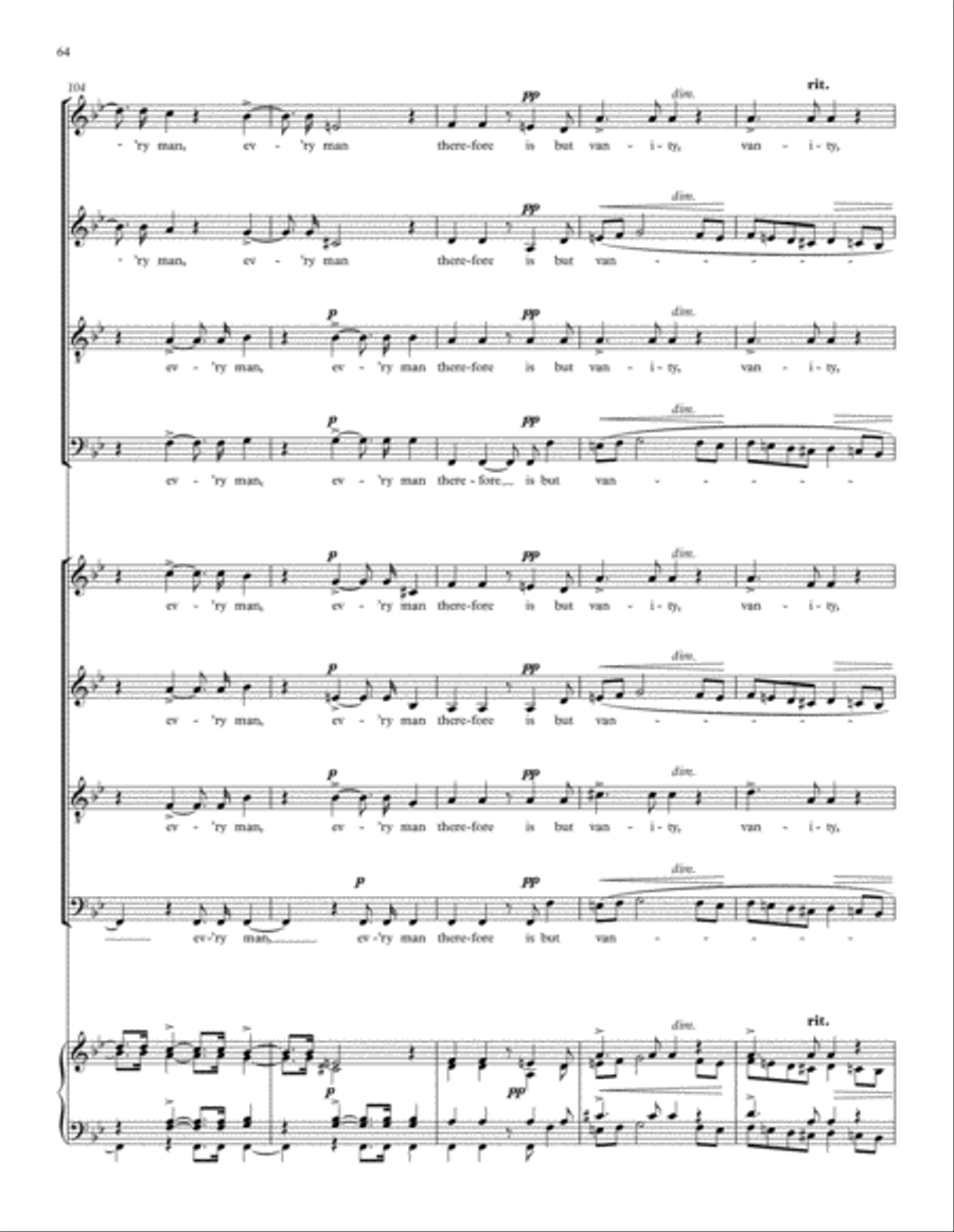 Songs of Farewell Divisi scores gallery preview page 80