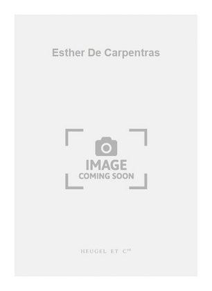 Book cover for Esther De Carpentras