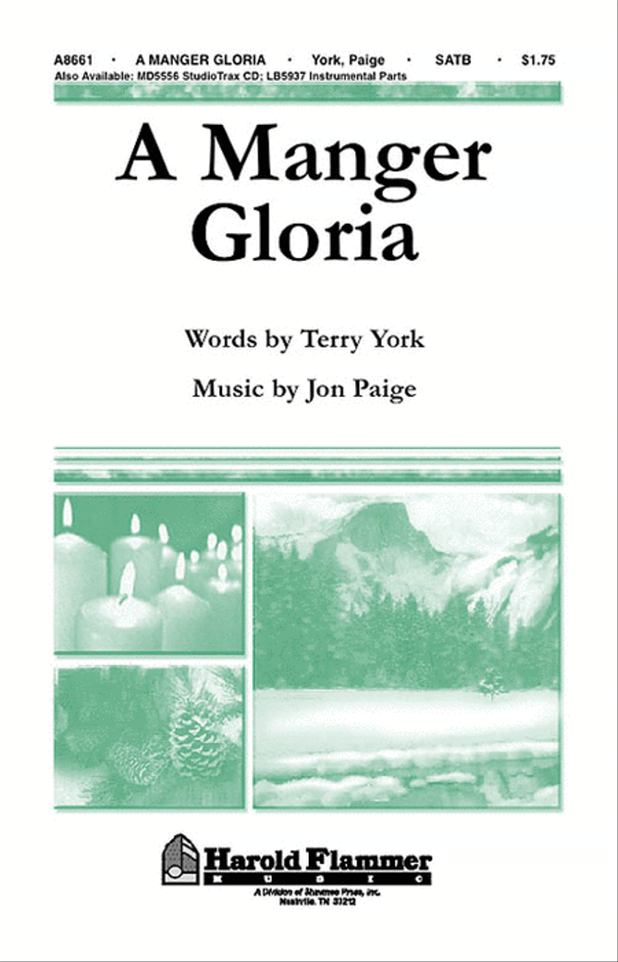 A Manger Gloria 4-Part scores gallery preview page 1