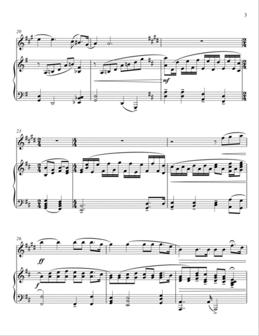 Giacomo Puccini - Nessun Dorma - Turandot (Trumpet Solo) Trumpet Duet scores gallery preview page 3