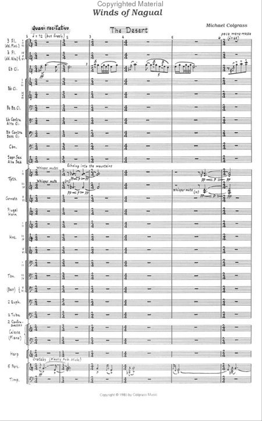 Winds Of Nagual Concert Band scores gallery preview page 2