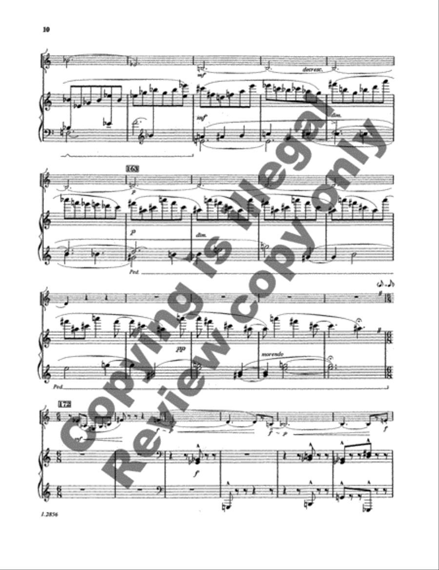 Movement for Clarinet and Piano Clarinet Solo scores gallery preview page 7