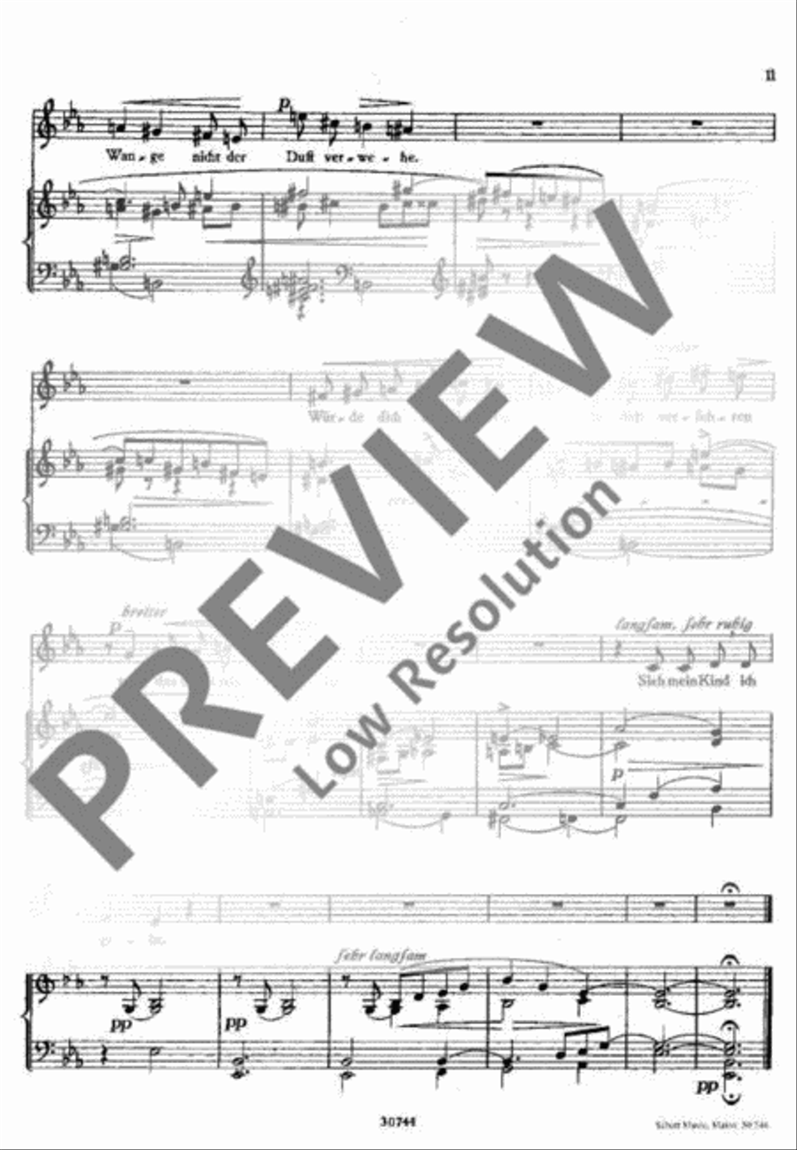 Sänge eines fahrenden Spielmanns Voice Solo scores gallery preview page 12