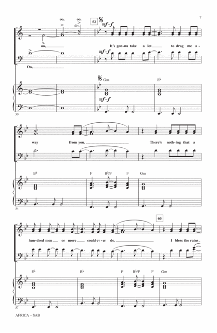 Africa (arr. Roger Emerson) 3-Part scores gallery preview page 5