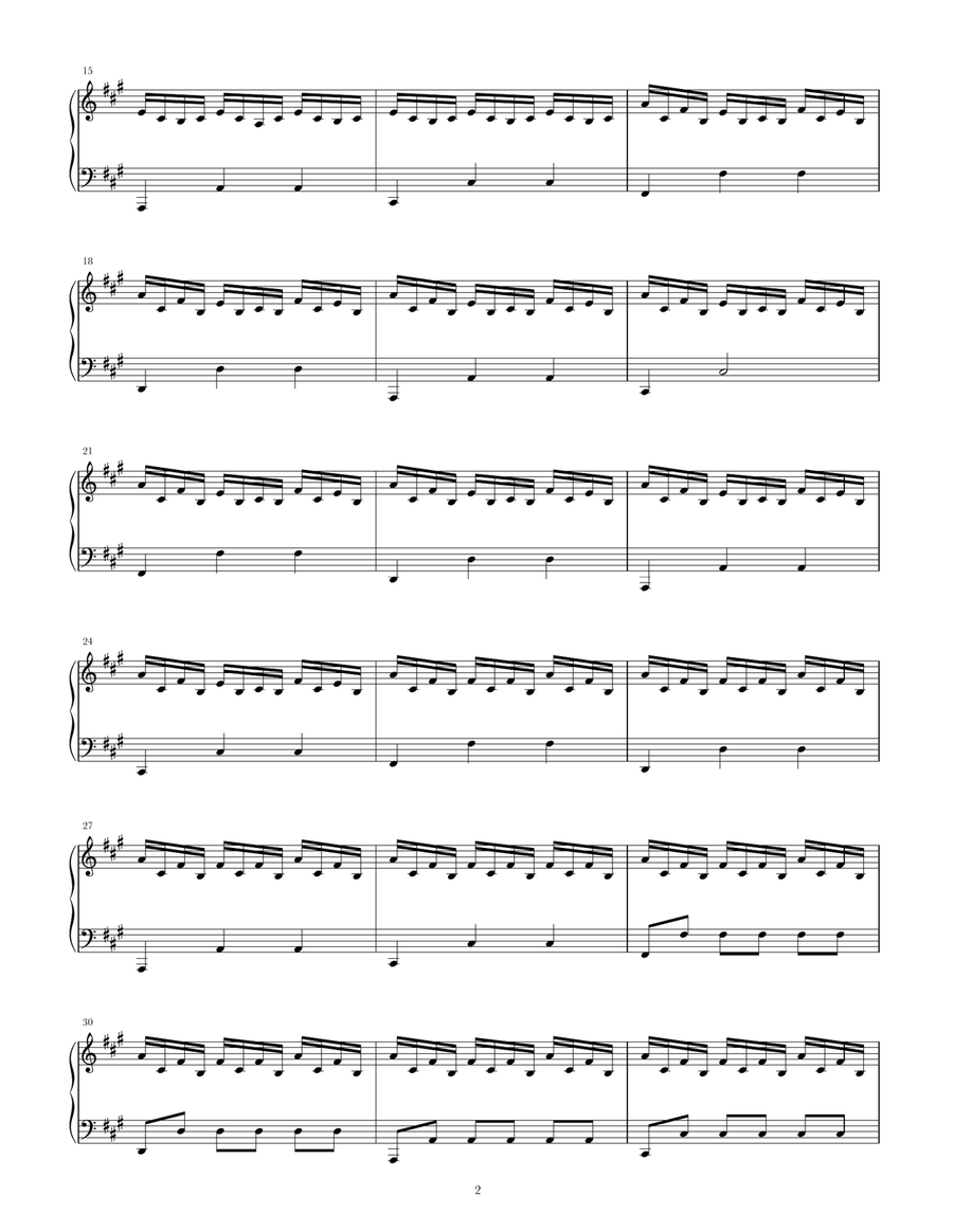 Ecosystem Piano Solo scores gallery preview page 2