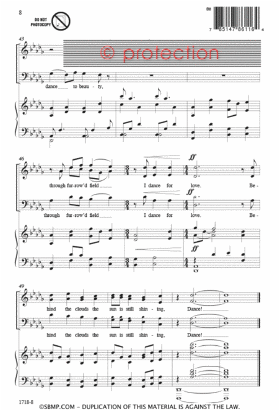 Dance for Love Dance for Love 3-Part scores gallery preview page 7