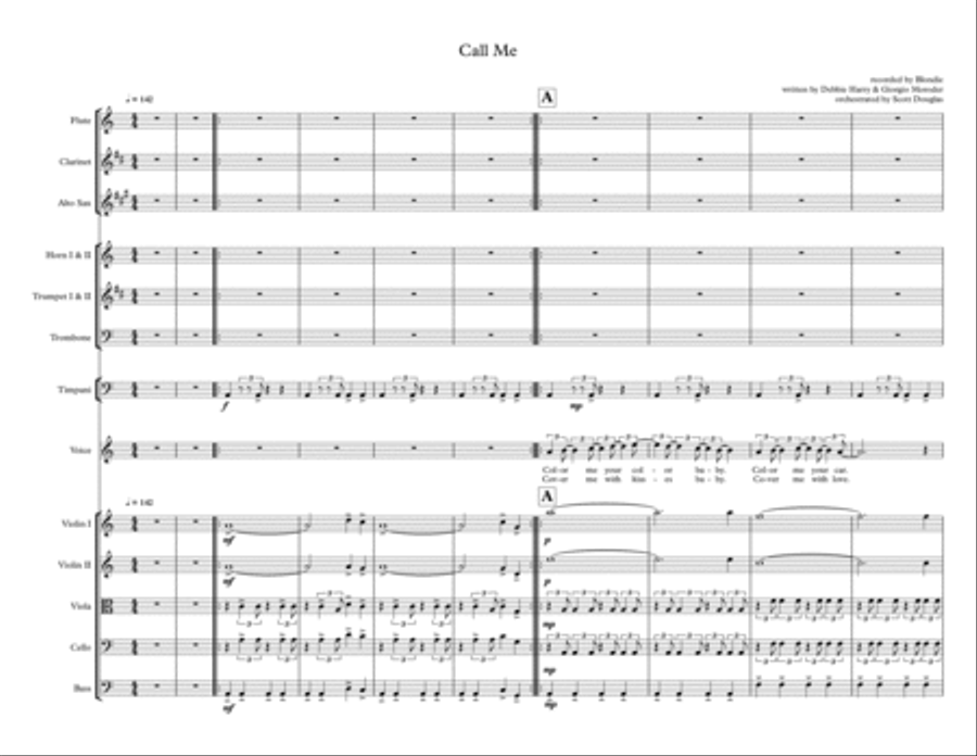 Call Me Call Me Small Ensemble scores gallery preview page 1